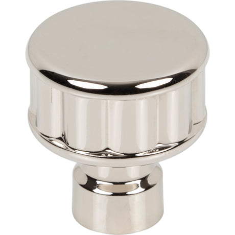Top Knobs TK3400PN Pemberton 1 1/4" Length Round Knob Polished Nickel