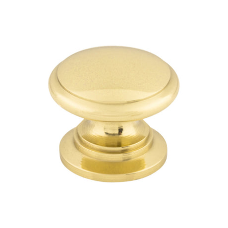 Top Knobs M349 Ray 1 1/4" Diameter Round Knob Polished Brass