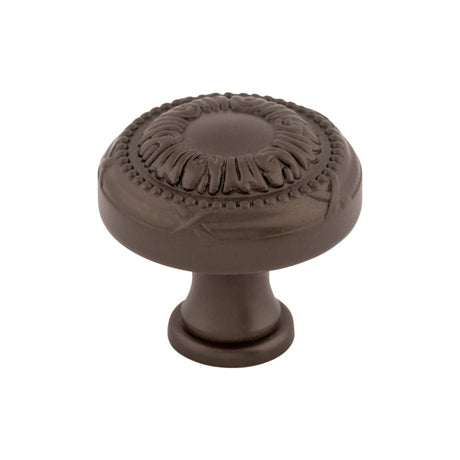 Top Knobs M961 Ribbon 1 1/4" Diameter Round Knob Oil Rubbed Bronze