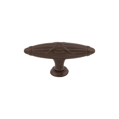 Top Knobs M931 Ribbon & Reed 2 3/4" Length Geometric Knob Oil Rubbed Bronze
