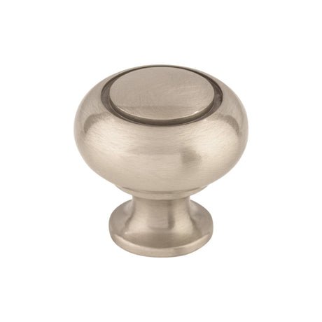 Top Knobs M1308 Ring 1 1/4" Diameter Round Knob Brushed Satin Nickel