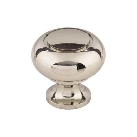 Top Knobs M1309 Ring 1 1/4" Diameter Round Knob Polished Nickel