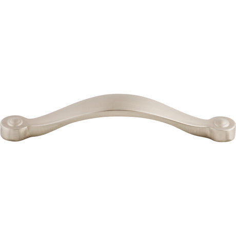Top Knobs M1262 Saddle 5 1/16" Center to Center Bar Pull Brushed Satin Nickel