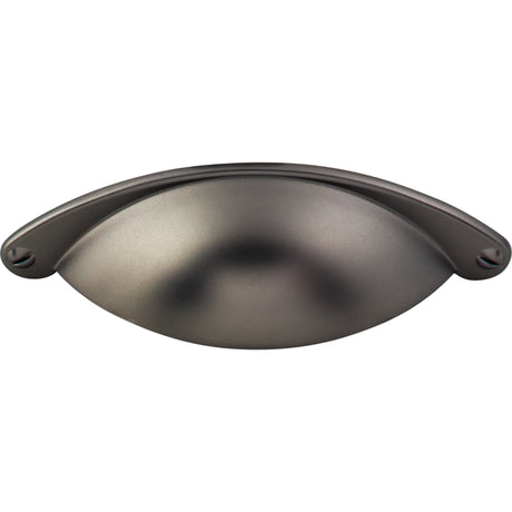 Top Knobs M2201 Arendal 2 1/2" Center to Center Cup/Bin Pull Ash Gray