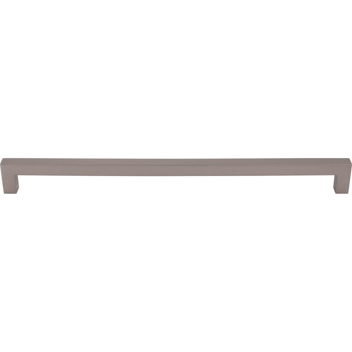 Top Knobs M2178 Square Bar 12" Center to Center Bar Pull Ash Gray