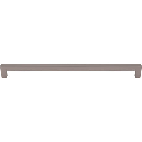 Top Knobs M2178 Square Bar 12" Center to Center Bar Pull Ash Gray