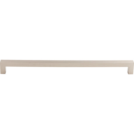 Top Knobs M1838 Square Bar 12" Center to Center Bar Pull Brushed Satin Nickel