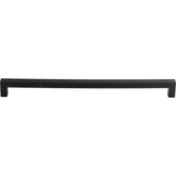 Top Knobs M1840 Square Bar 12" Center to Center Bar Pull Flat Black