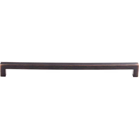 Top Knobs M1837 Square Bar 12" Center to Center Bar Pull Tuscan Bronze