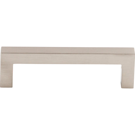 Top Knobs M1161 Square Bar 3 3/4" Center to Center Bar Pull Brushed Satin Nickel