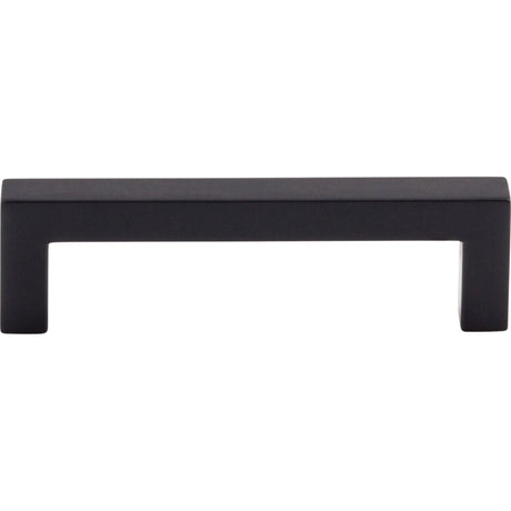 Top Knobs M1162 Square Bar 3 3/4" Center to Center Bar Pull Flat Black