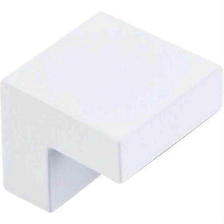 Top Knobs M1873 white square cabinet knob