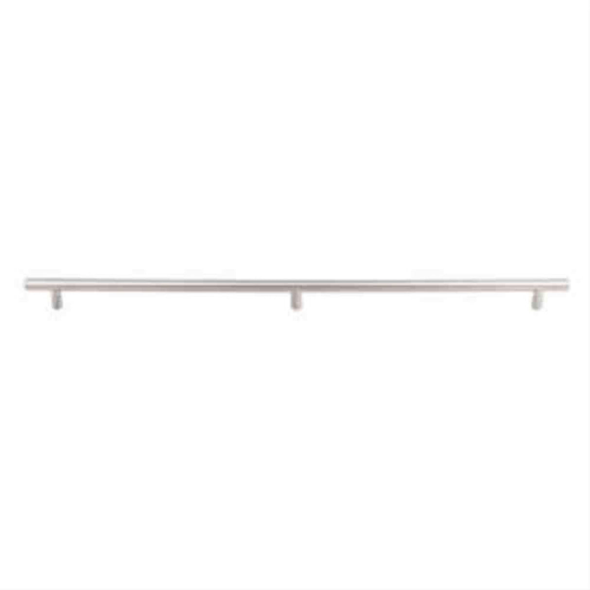 Top Knobs SS12 Solid Bar Cabinet Pull 3 posts - 2x18 1/8" Center to Center Stainless Steel