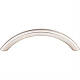 Top Knobs SS14 Solid Bowed 3 3/4" Center to Center Bar Pull Stainless Steel