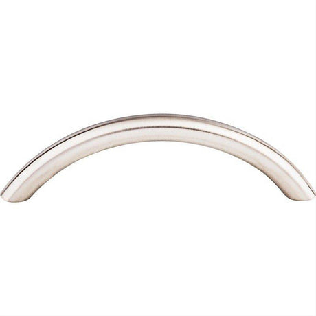 Top Knobs SS14 Solid Bowed 3 3/4" Center to Center Bar Pull Stainless Steel
