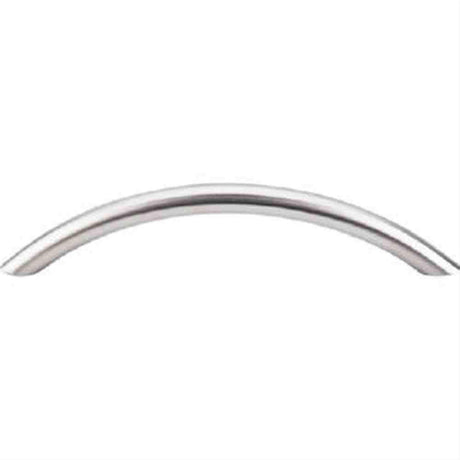 Top Knobs SS15 Solid Bowed Bar Cabinet Pull 5-1/16" Center to Center Stainless Steel