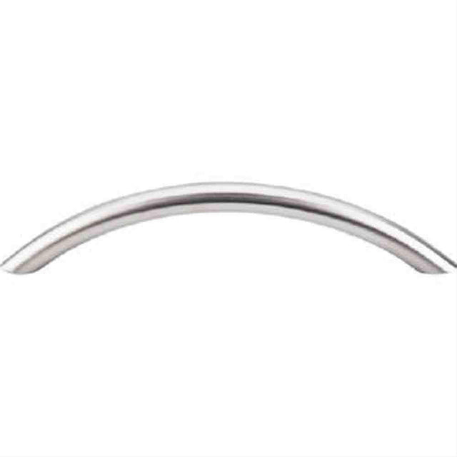 Top Knobs SS15 Solid Bowed Bar Cabinet Pull 5-1/16" Center to Center Stainless Steel