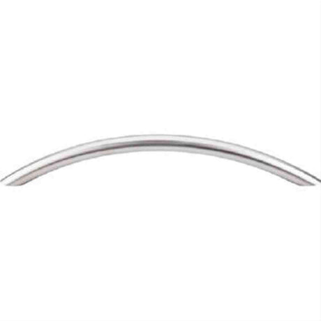 Top Knobs SS16 Solid Bowed Bar Cabinet Pull 6-5/16" Center to Center Stainless Steel