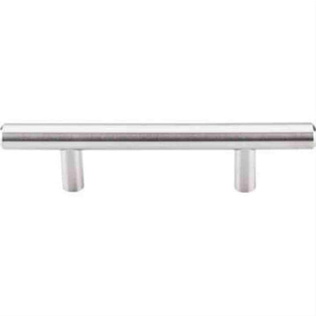 Top Knobs SS2 Solid Bar Cabinet Pull 3" Center to Center Stainless Steel