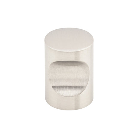 Top Knobs SS20 Indent Cabinet Knob 5/8" Stainless Steel