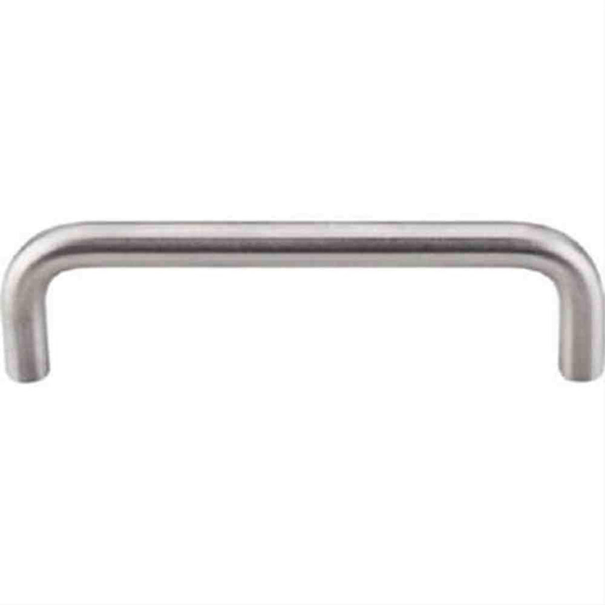 Top Knobs SS24 Bent Bar Cabinet Pull (8mm Diameter) 3-3/4" Center to Center Stainless Steel