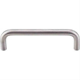Top Knobs SS24 Bent Bar Cabinet Pull (8mm Diameter) 3-3/4" Center to Center Stainless Steel