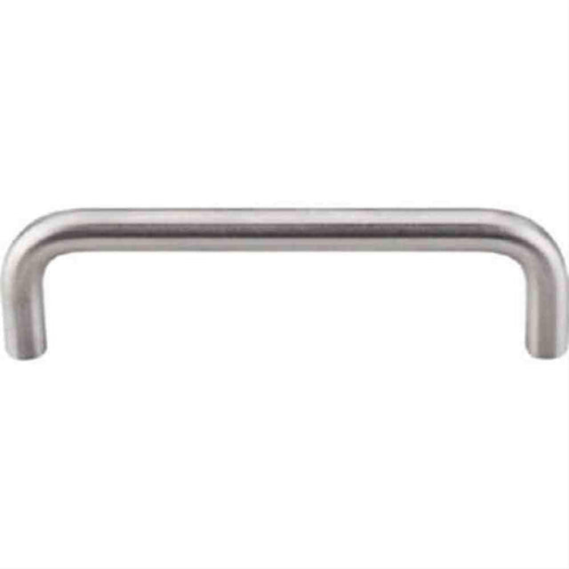 Top Knobs SS24 Bent Bar Cabinet Pull (8mm Diameter) 3-3/4" Center to Center Stainless Steel
