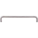Top Knobs SS26 Bent Bar Cabinet Pull (8mm Diameter) 6-5/16" Center to Center Stainless Steel
