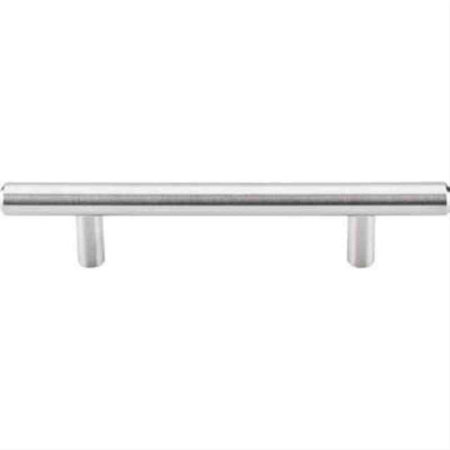 Top Knobs SS3 Solid Bar Cabinet Pull 3-3/4" Center to Center Stainless Steel