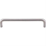 Top Knobs SS33 Bent Bar Cabinet Pull (10mm Diameter) 6-5/16" Center to Center Stainless Steel
