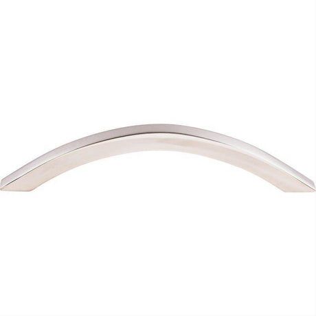 Top Knobs SS78 SS7 Iola 5 1/16" Center to Center Arched Cabinet Pull Polished Stainless Steel