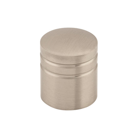 Top Knobs M582 Stacked 1" Diameter Round Knob Brushed Satin Nickel