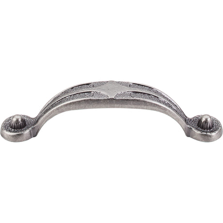 Top Knobs M491 Star 3 3/4" Center to Center Bar Pull Pewter Antique