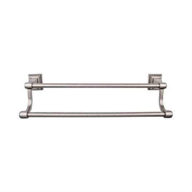 Top Knobs STK11AP Stratton Bath Towel Bar 30" Double Antique Pewter