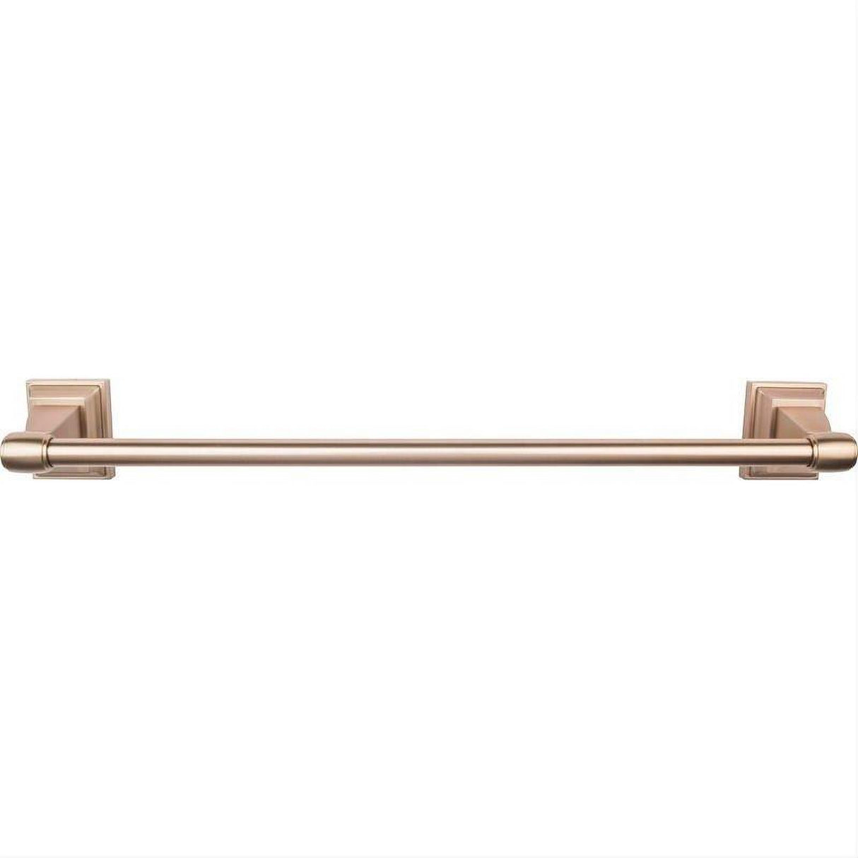 Top Knobs STK6BB STK6 Stratton Bath Towel Bar 18 Inch Single Brushed Bronze