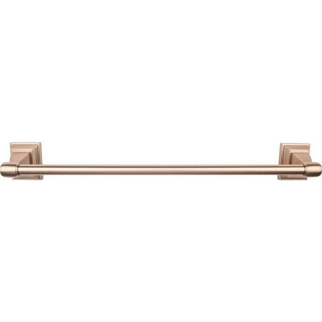 Top Knobs STK6BB STK6 Stratton Bath Towel Bar 18 Inch Single Brushed Bronze