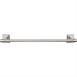 Top Knobs STK6BSN STK6 Stratton Bath Towel Bar 18 Inch Single Brushed Bronze Brushed Satin Nickel