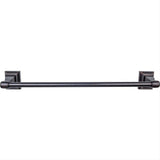 Top Knobs STK6TB STK6 Stratton Bath Towel Bar 18 Inch Single Brushed Bronze Tuscan Bronze