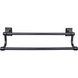 Top Knobs STK9TB TOP BATH (R) Stratton Bath Double 26" Wall Mounted Towel Bar Tuscan Bronze