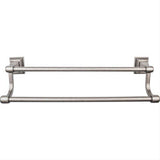 Top Knobs STK9AP STK9 Stratton Bath Towel Bar 24 Inch Double Antique Pewter