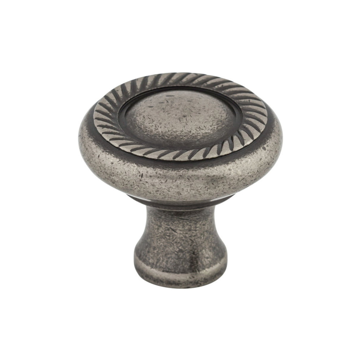 Top Knobs Swirl Cut 1 1/4" Diameter Mushroom Cabinet Knob