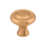 Top Knobs Swirl Cut 1 1/4" Diameter Mushroom Cabinet Knob