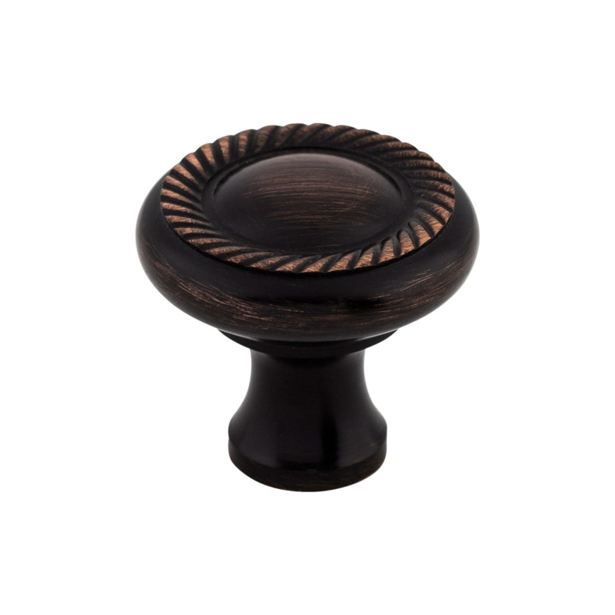 Top Knobs Swirl Cut 1 1/4" Diameter Mushroom Cabinet Knob