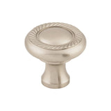 Top Knobs Swirl Cut 1 1/4" Diameter Mushroom Cabinet Knob