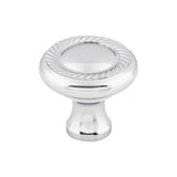 Top Knobs Swirl Cut 1 1/4" Diameter Mushroom Cabinet Knob
