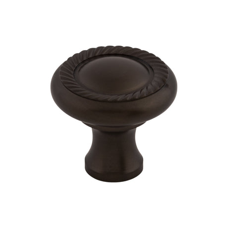 Top Knobs M770 Swirl Cut 1 1/4" Diameter Round Knob Oil Rubbed Bronze