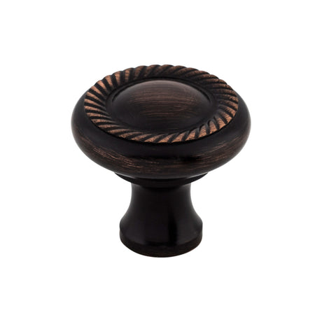 Top Knobs M1586 Swirl Cut 1 1/4" Diameter Round Knob Tuscan Bronze