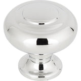 Top Knobs TK1000PC TK1000 Kent 1 1/4" Diameter Mushroom Cabinet Knob Polished Chrome