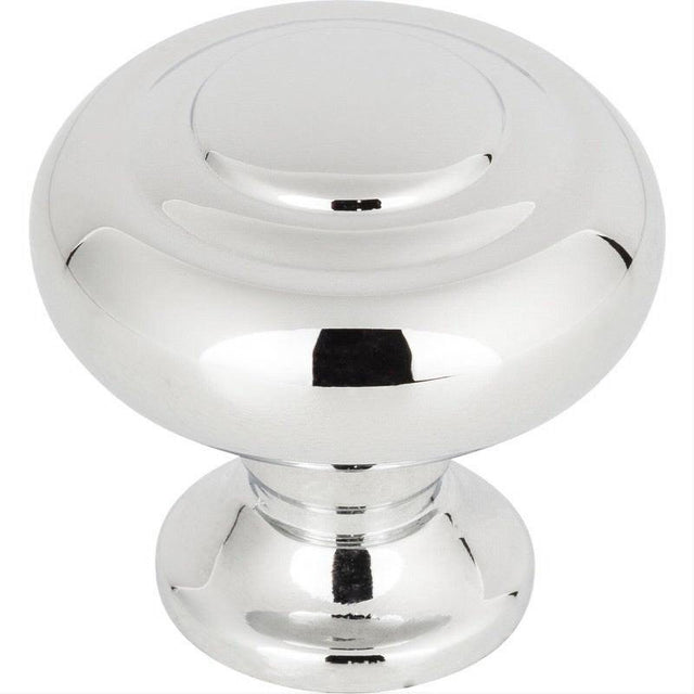 Top Knobs TK1000PC TK1000 Kent 1 1/4" Diameter Mushroom Cabinet Knob Polished Chrome