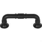 Top Knobs TK1001BLK TK1001 Kent 3" Center to Center Bar Pull Flat Black